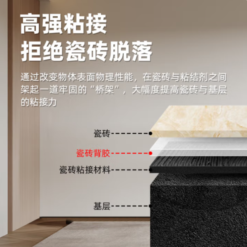 德高（Davco）全效瓷砖背胶 耐水型玻化砖地砖墙砖 强力瓷砖胶 贴砖伴侣 5kg