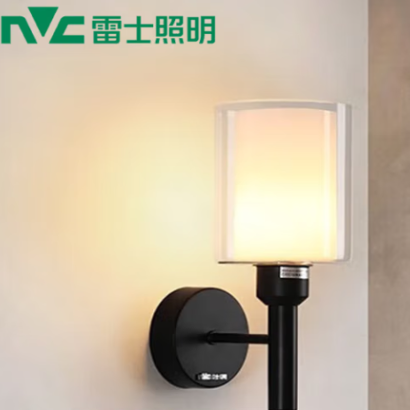 雷士照明（NVC）墙壁灯现代简约客厅主卧室床头壁灯走廊过道灯具灯饰led照明壁灯 尼蒂娅 北欧简约 墙壁灯