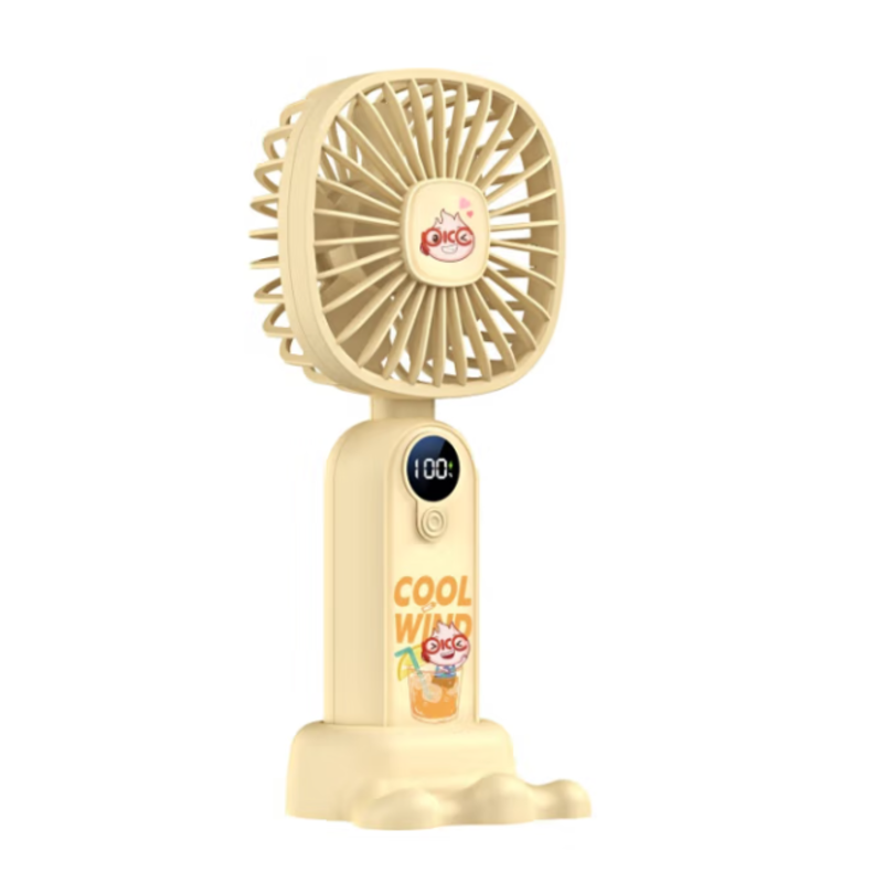 华小匠 USB风扇 手持式，风冷 黄色