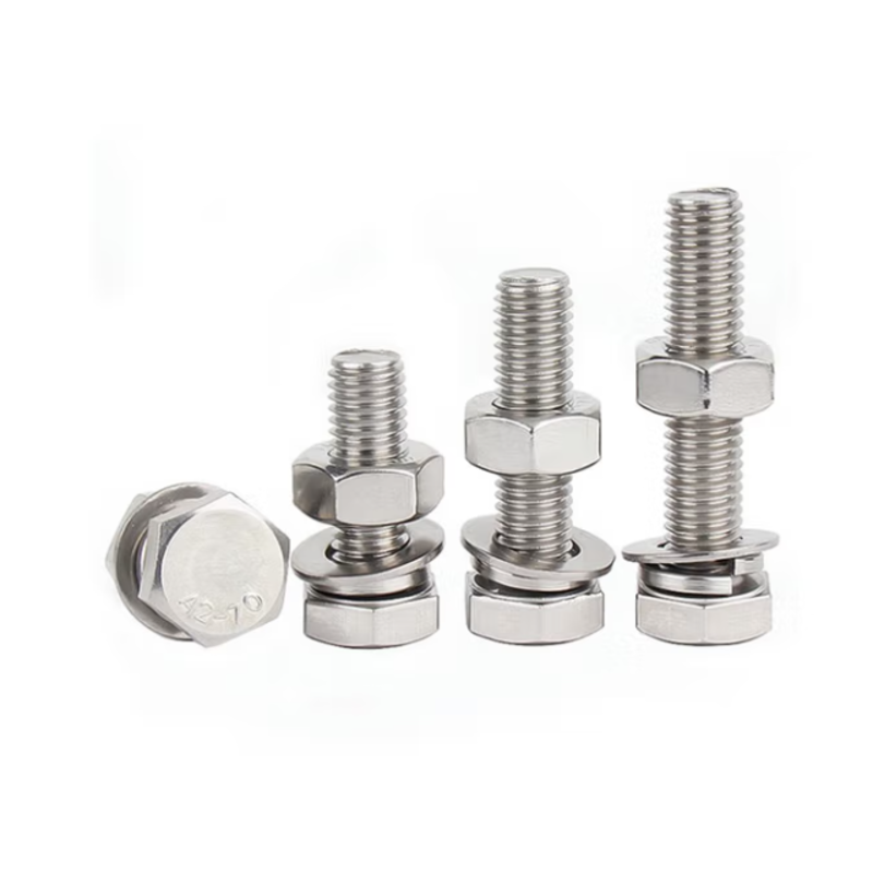 永皓营弘 外六角螺丝+螺母 M1650 8.8级  螺栓和螺母