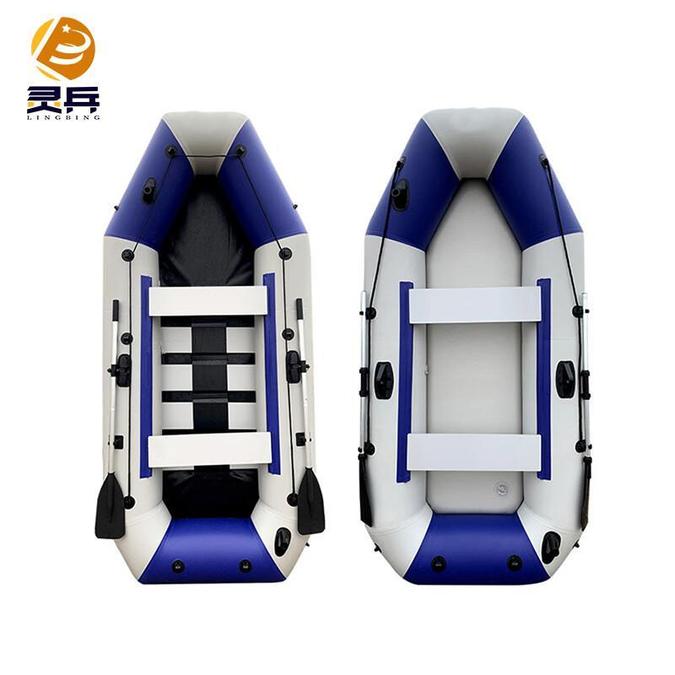 灵兵 lb-xp 橡皮艇 加厚硬底耐磨冲锋舟 6-7人3.3米豪华套餐