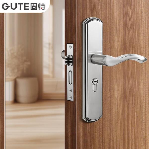 固特 门锁 不锈钢 适合门厚35-45mm